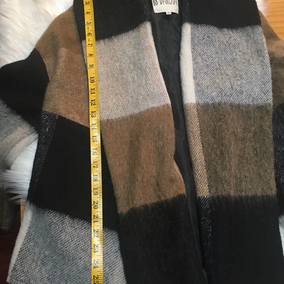 BB Dakota waterfall kimono style coat small - Picture 6 of 8